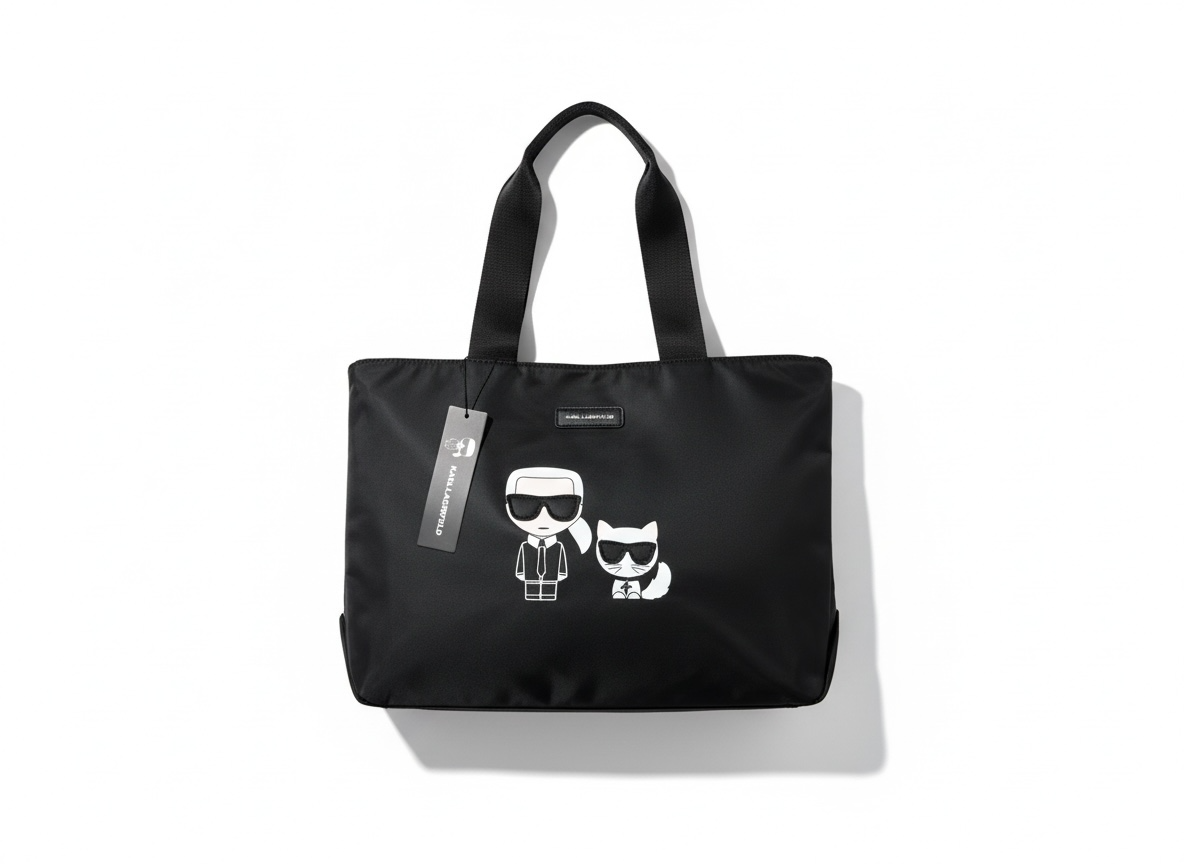 KARL LAGERFELD Icon Tote 🖤🕶️ | Karl & Choupette Everyday Bag