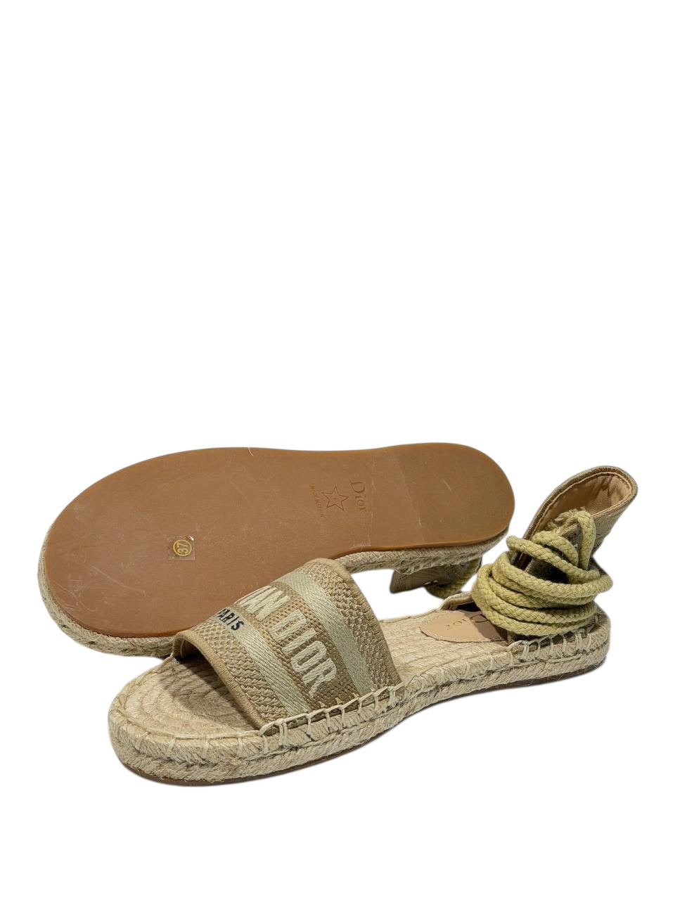 Dior Dior Granville Espadrille Sandals – Beige 🤎✨