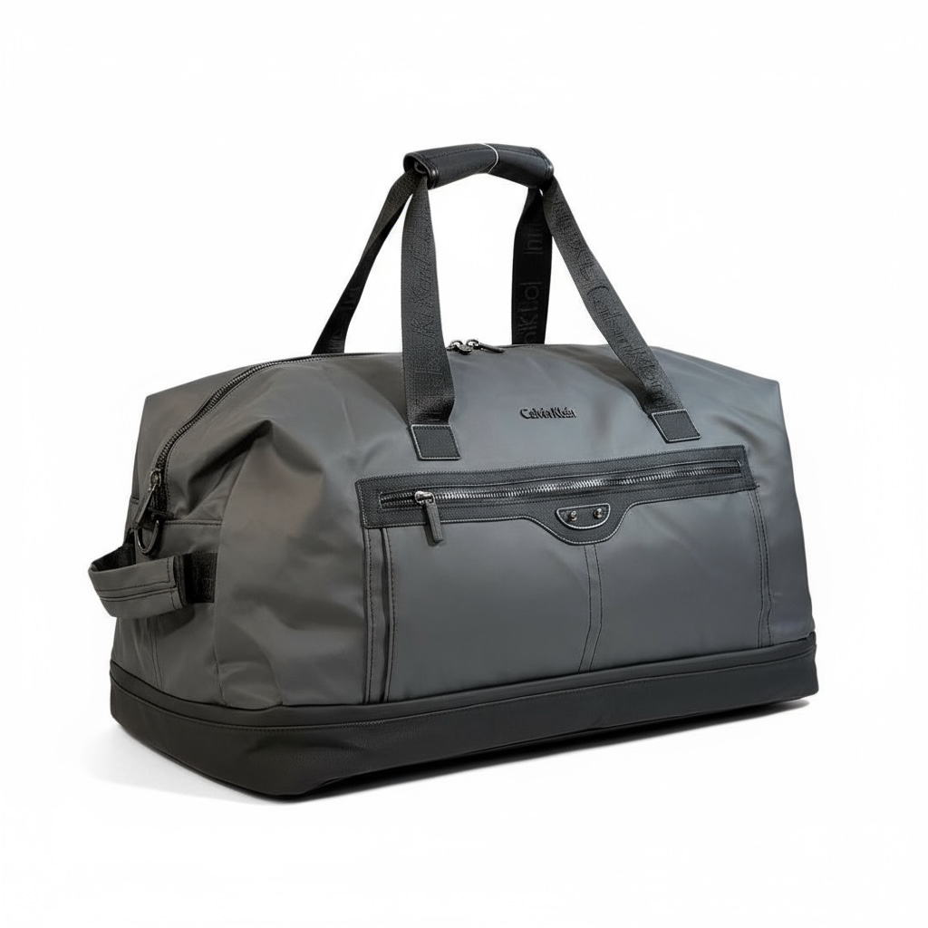 Calvin Klein Grey Duffle Bag 🩶 | Premium Travel & Gym Bag with Modern Minimalist Design
