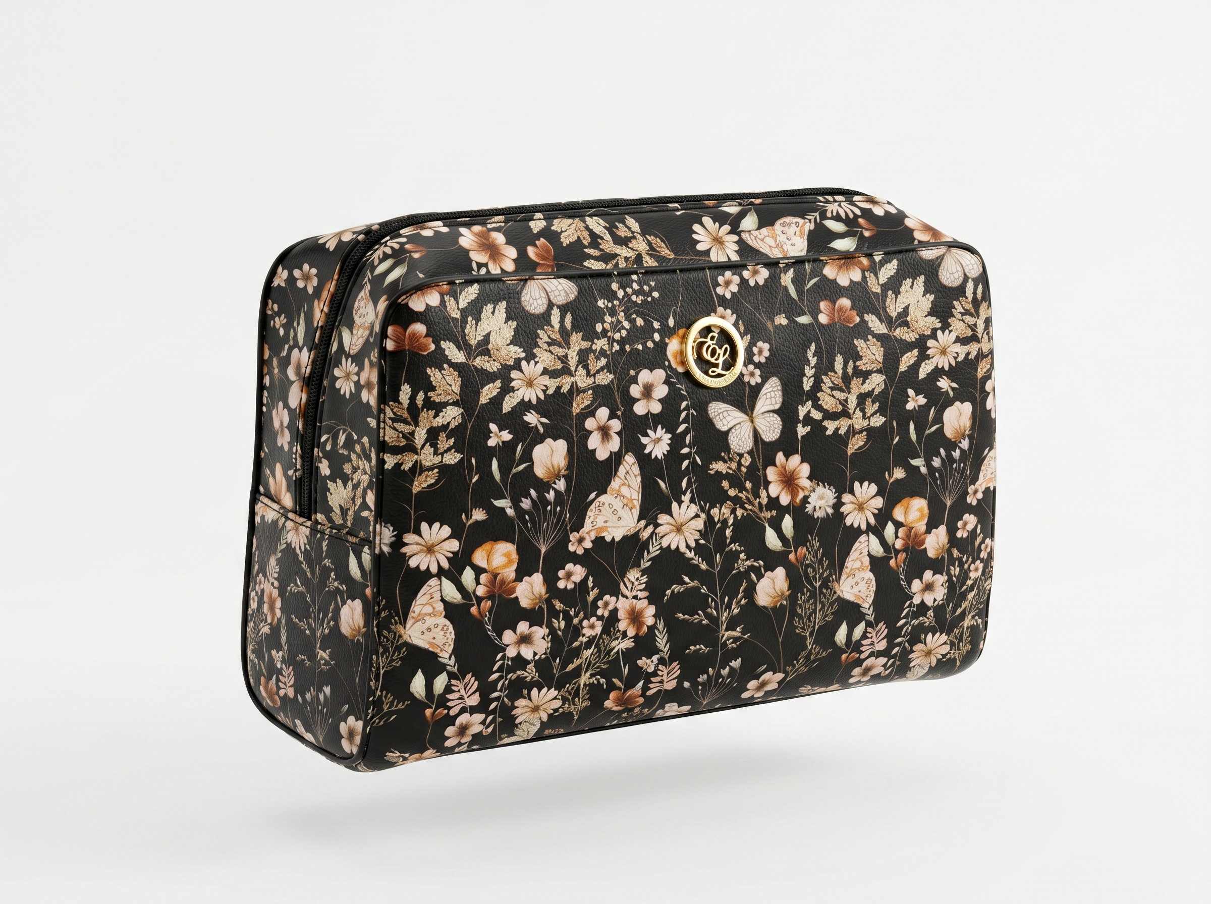 Emily Floral Transparent Beach Tote Set ๐ธ๐ค