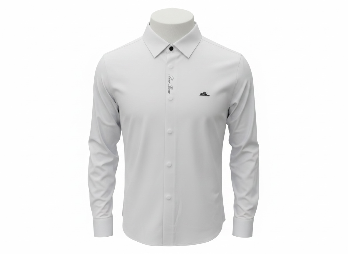 Loro Piana White Long Sleeve Shirt ๐คโจ Clean Luxury Fit