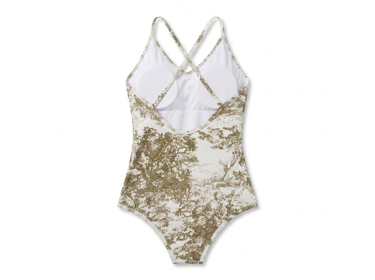 Dior Safari Toile de Jouy One-Piece Swimsuit