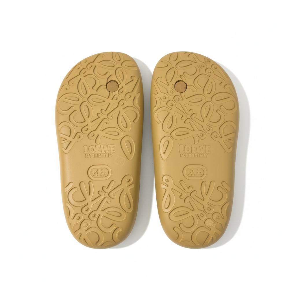 Loewe Anagram Rubber Slide Sandals 💛✨