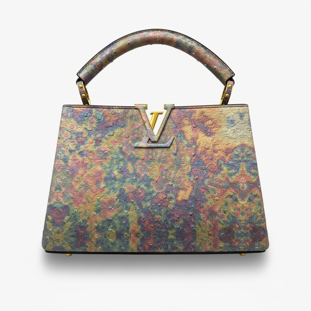✨ Louis Vuitton Iridescent Capucines Top-Handle Bag ✨👜 large size