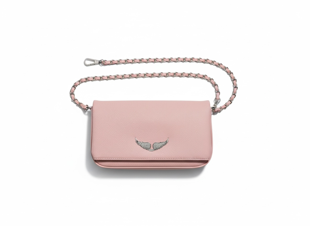 Zadig & Voltaire Pink Leather Crossbody Bag 💗✨ | Chic Everyday Statement