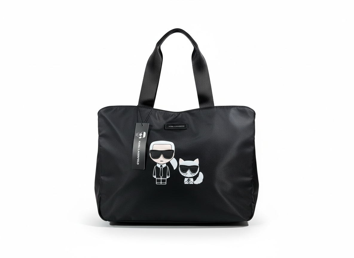 KARL LAGERFELD Icon Tote 🖤🕶️ | Karl & Choupette Everyday Bag