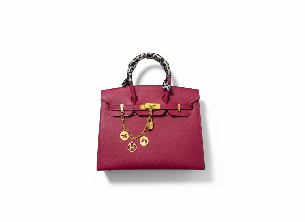 HERMÈS Birkin Style Pink Leather Bag 💗✨ | Gold Hardware Edition