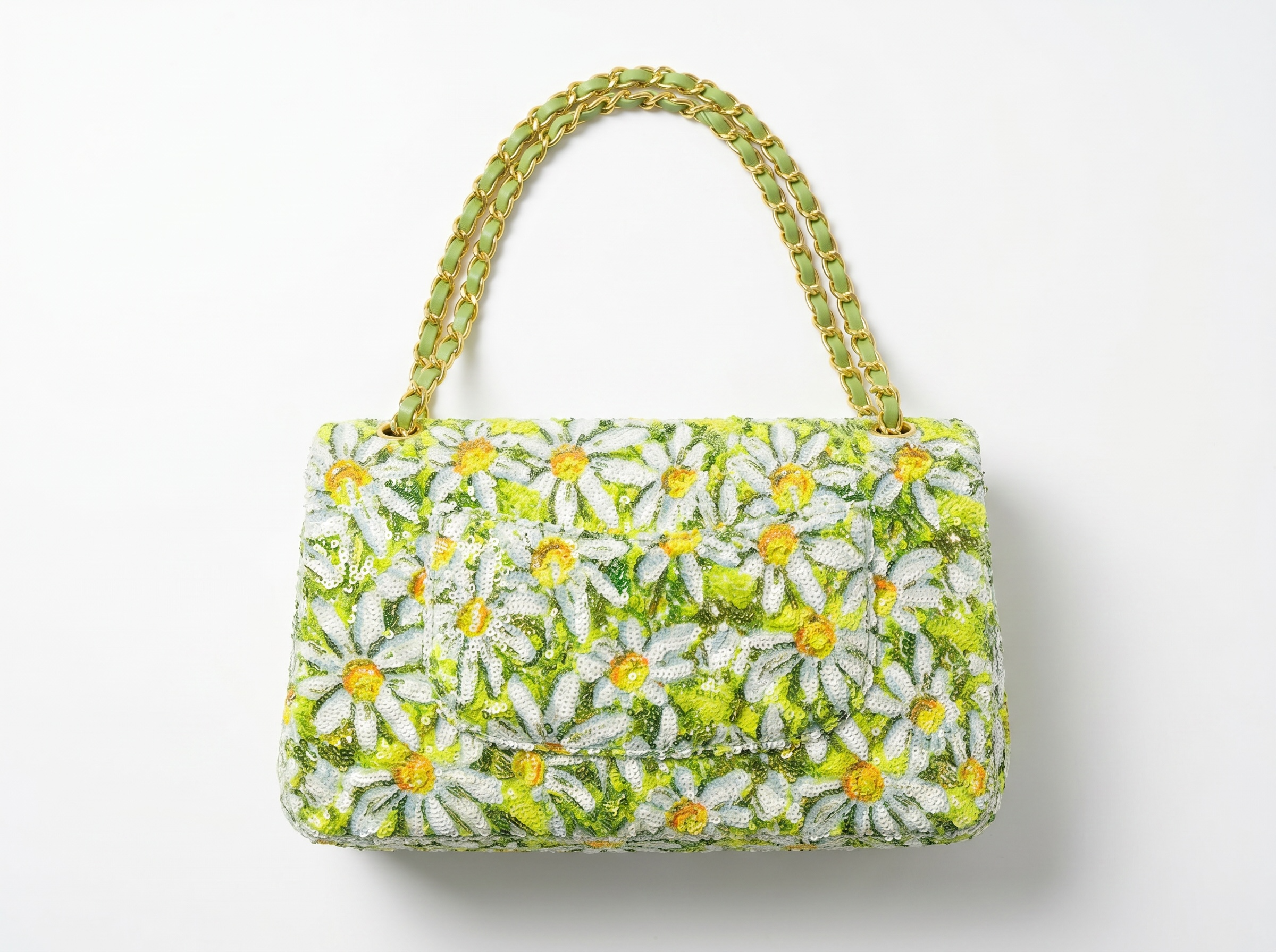🌼 Chanel Daisy Bloom Classic Flap Bag 🌼