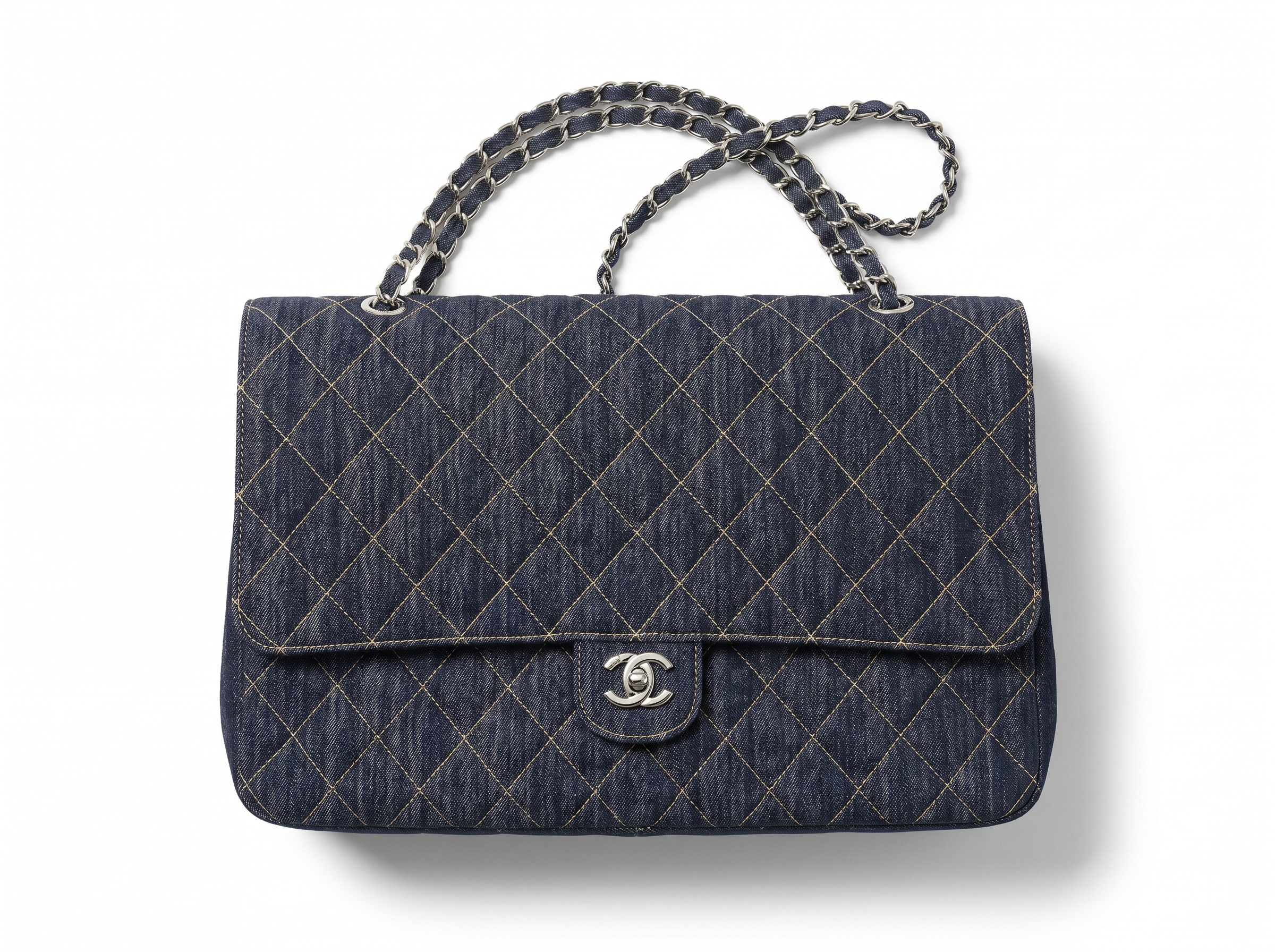 ๐ค Chanel Classic Denim Jumbo Flap Bag โ Limited Edition Blue Denim ๐ค