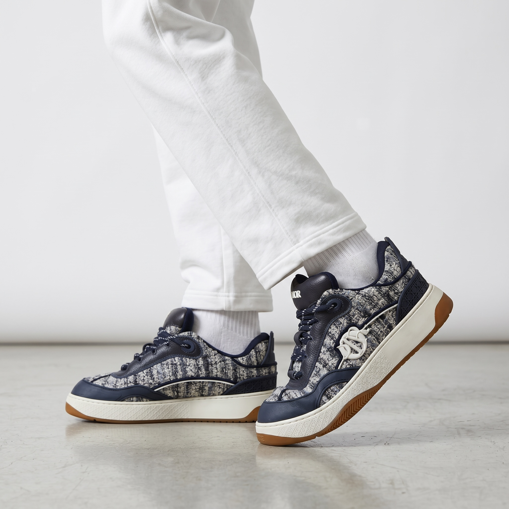 🤍 Dior B27 Tweed Low-Top Sneakers 👟✨