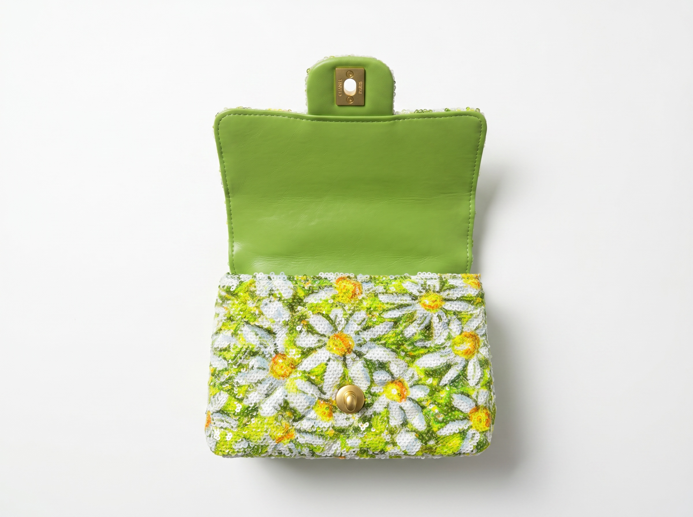 🌼 Chanel Daisy Bloom Mini Top Handle Bag 🌼