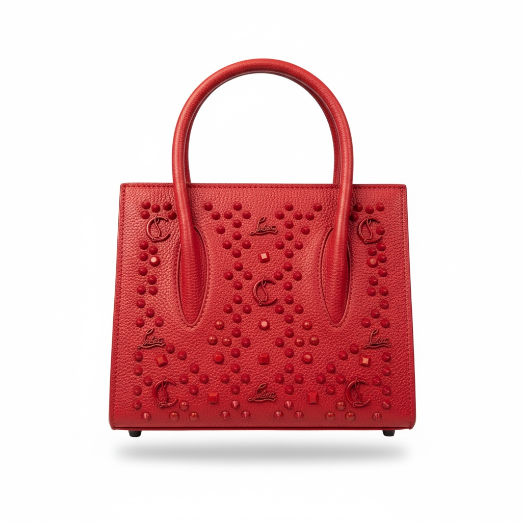 Christian Louboutin Red Top Handle Bag ❤️✨ | Statement Luxury Icon