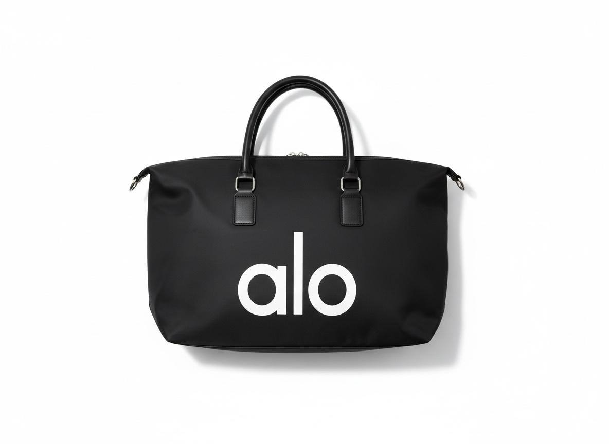 ALO Black Travel Duffel Bag 🖤✈️ | Minimal Sport Luxury