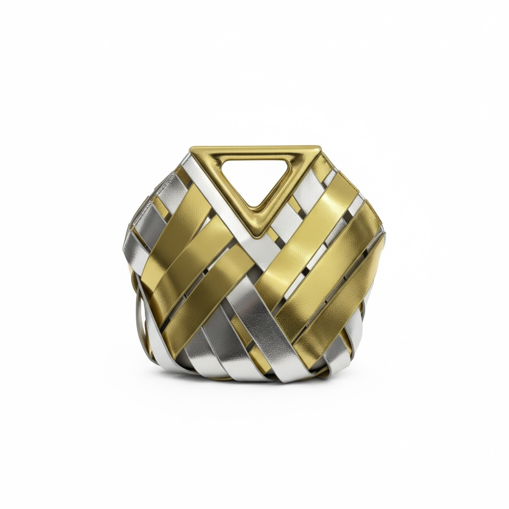 BOTTEGA VENETA Metallic Knot Clutch ✨💛 | Iconic Luxury Statement