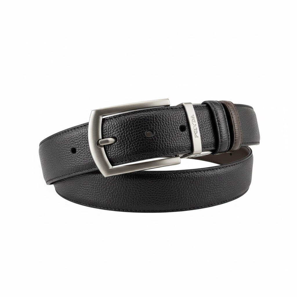 Prada Reversible Leather Belt 115cm 🔥 | Black & Brown Luxury Essential