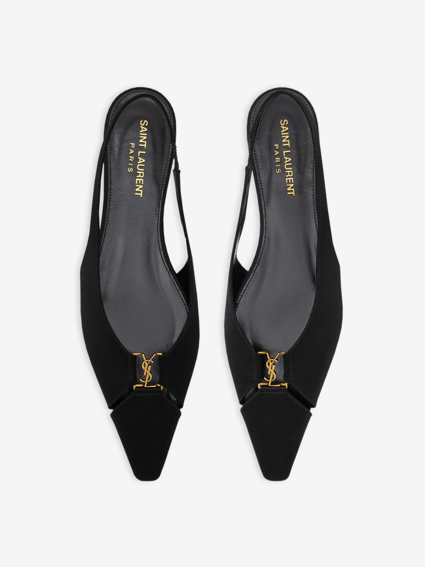 Saint Laurent YSL Slingback Flats 🖤✨