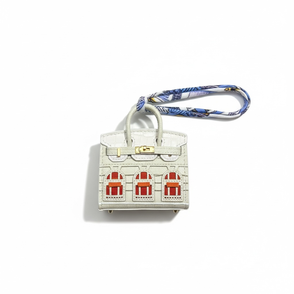 Hermès Mini Kelly BagCharm 🤍✨ | Luxury Key Holder