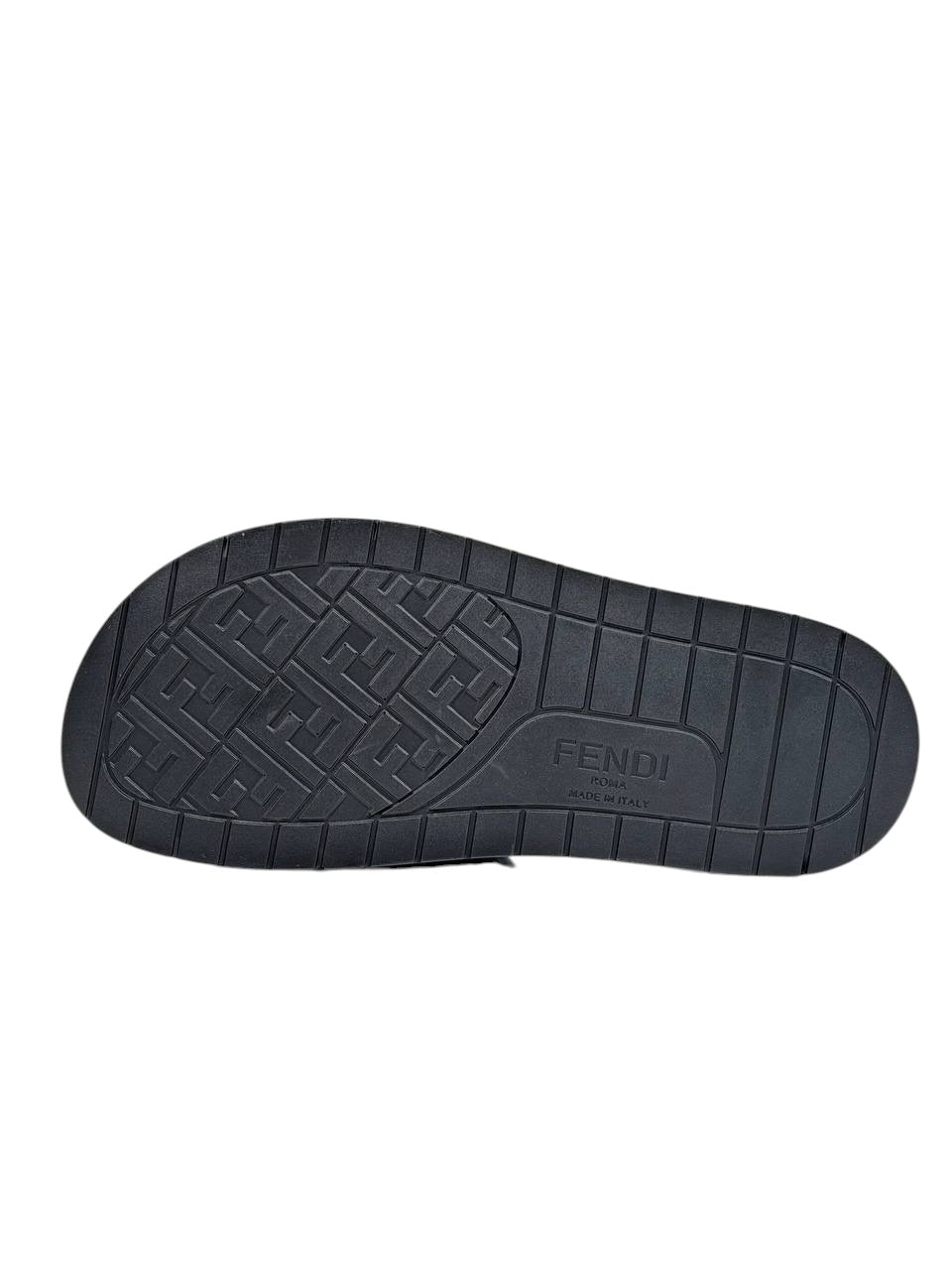 FENDI Luxury Slides – Black FF Edition 🖤✨