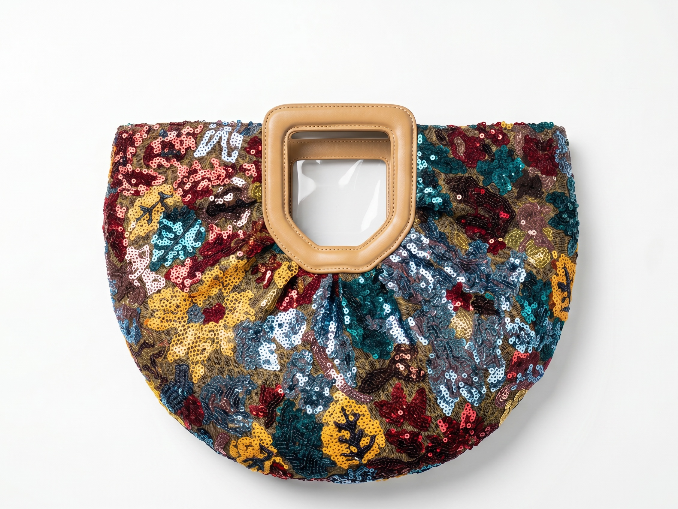 🌊✨ Ocean Bloom Sequin Beach Tote Bag ✨🌊