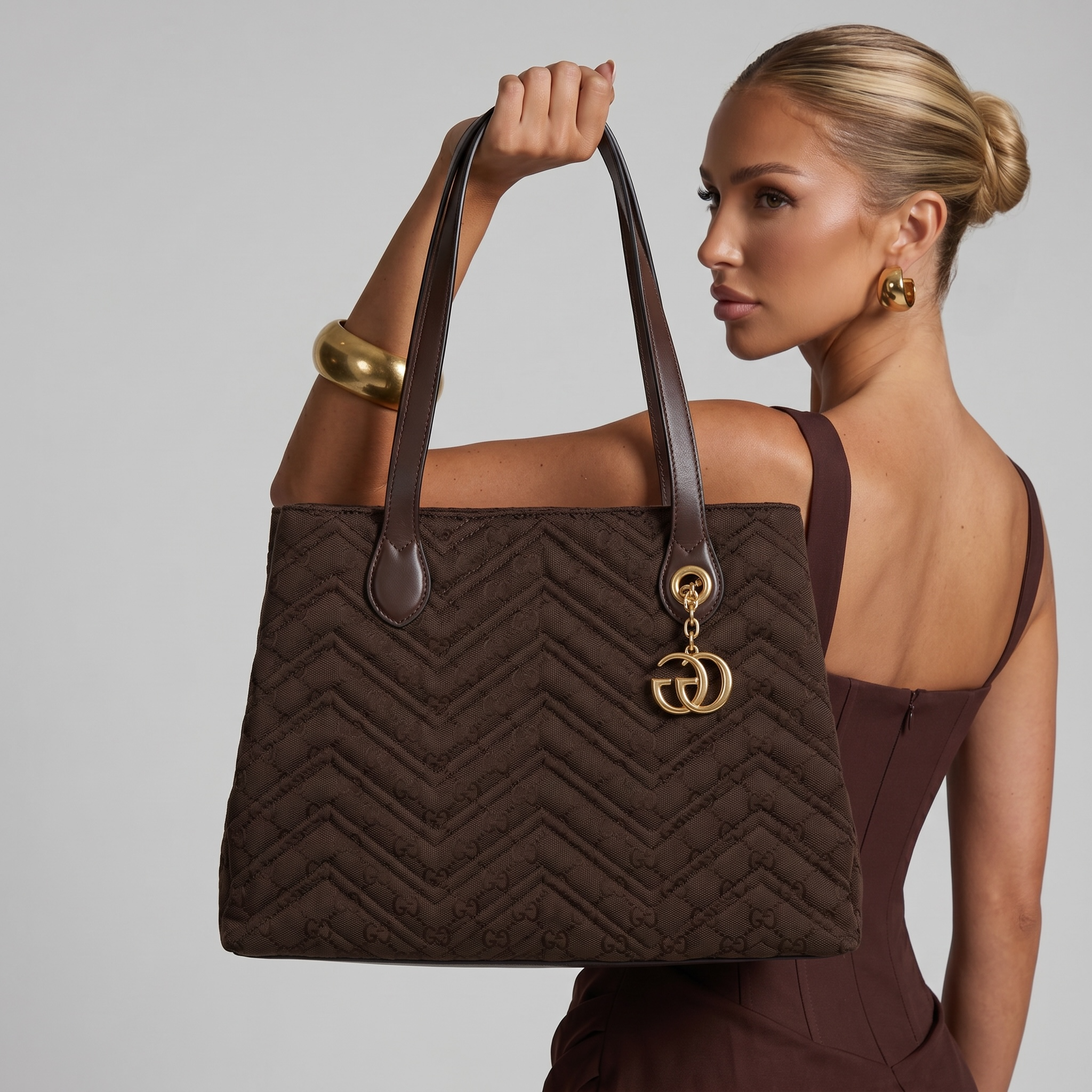 Gucci GG Marmont Brown Tote Bag 🤎✨