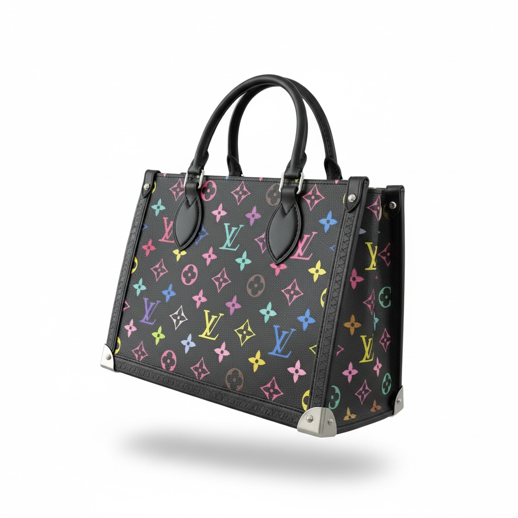 LOUIS VUITTON Onthego PM – Black Multicolor Edition 🖤🌈