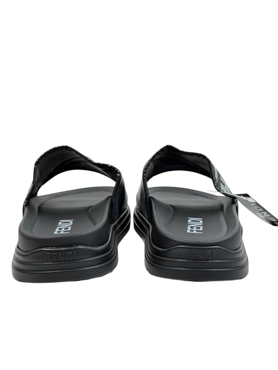 FENDI Luxury Slides – Black FF Edition 🖤✨