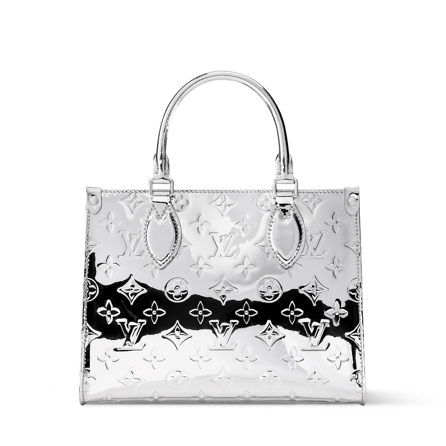 ✨ Louis Vuitton Mirror Monogram Silver Tote Bag – Luxury Statement Edition 🩶👜