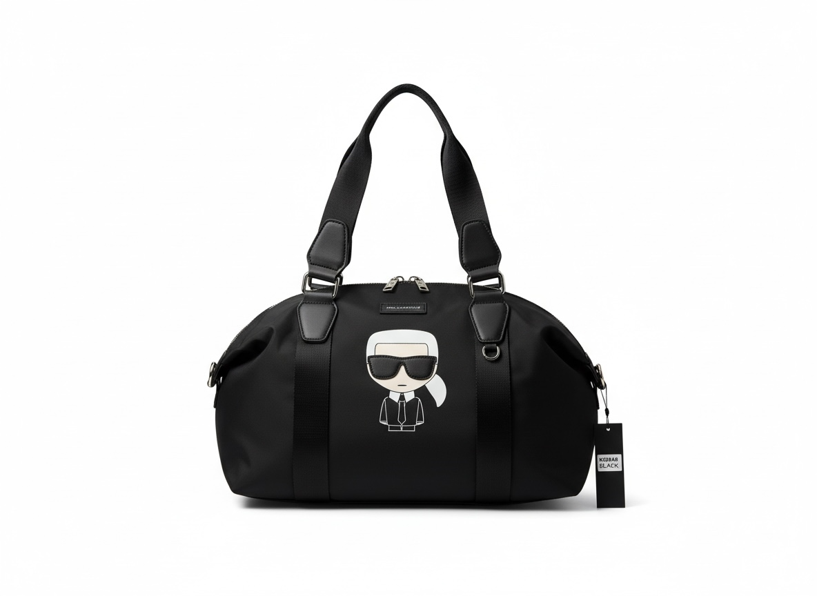 KARL LAGERFELD Icon Travel Bag 🖤🕶️ | Classic Karl Edition