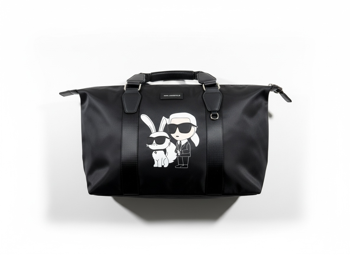 KARL LAGERFELD Icon Travel Bag 🖤🐰 | Limited Edition Duo Print