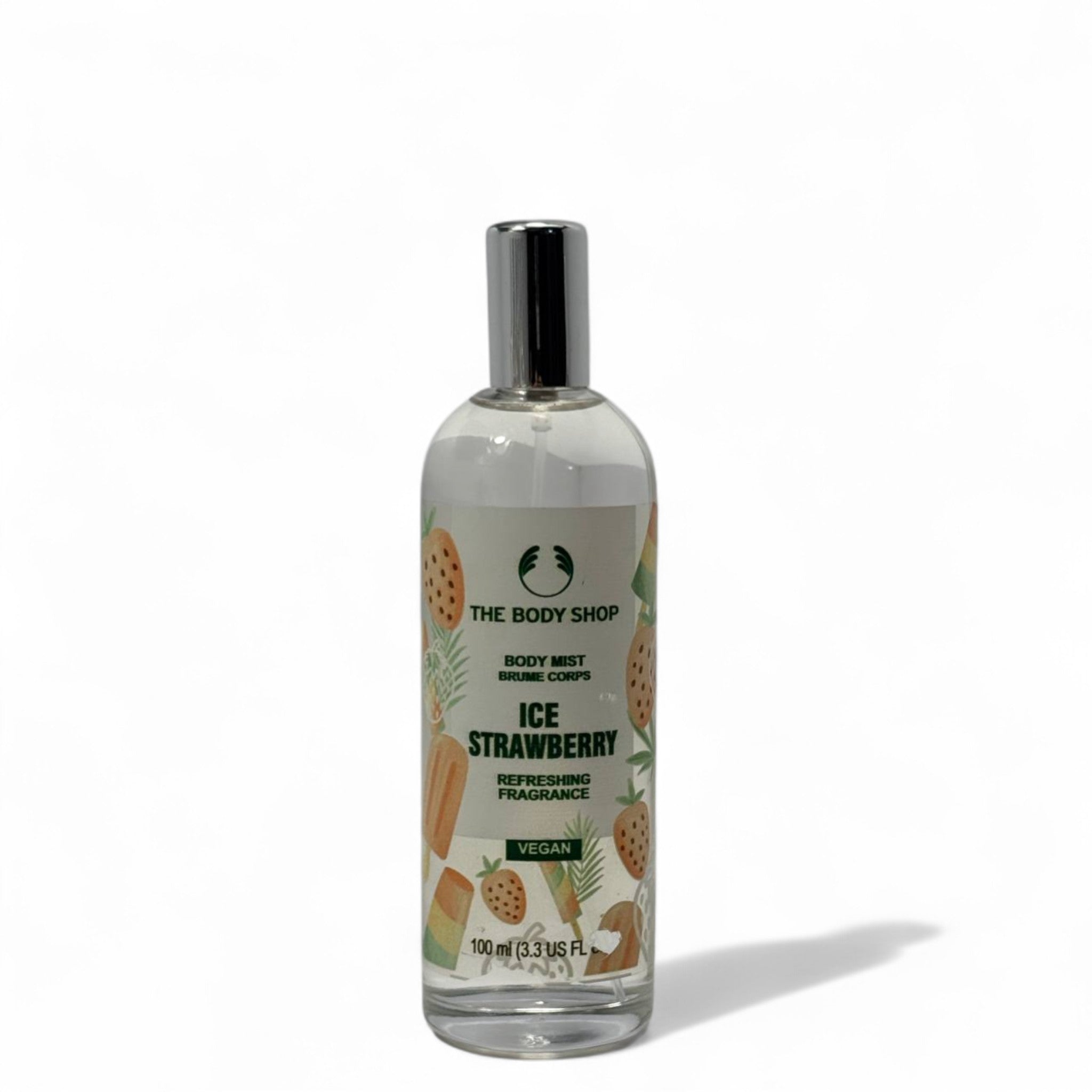 The Body Shop Ice Strawberry Body Mist – 100ml Chilled & Sweet Vegan Fragrance