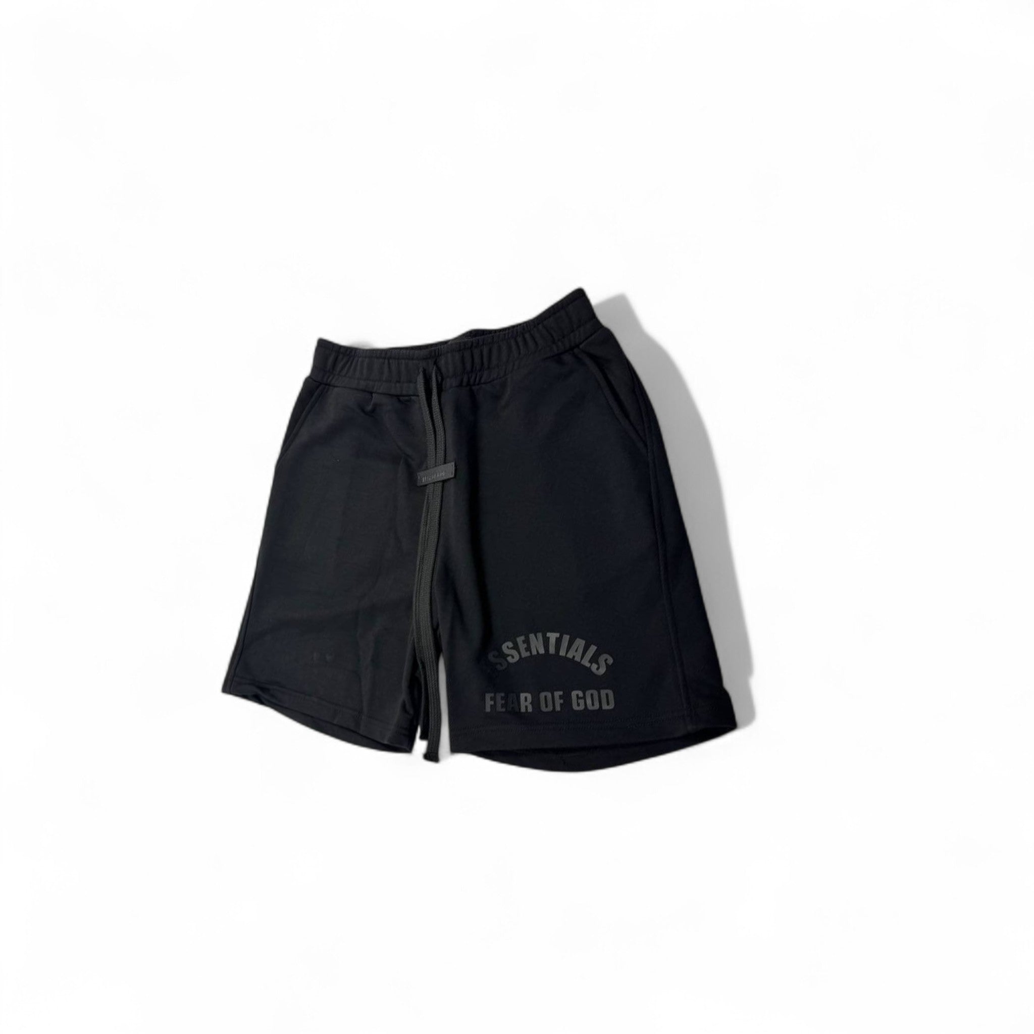 Fear of God Essentials Logo Shorts – Jet Black