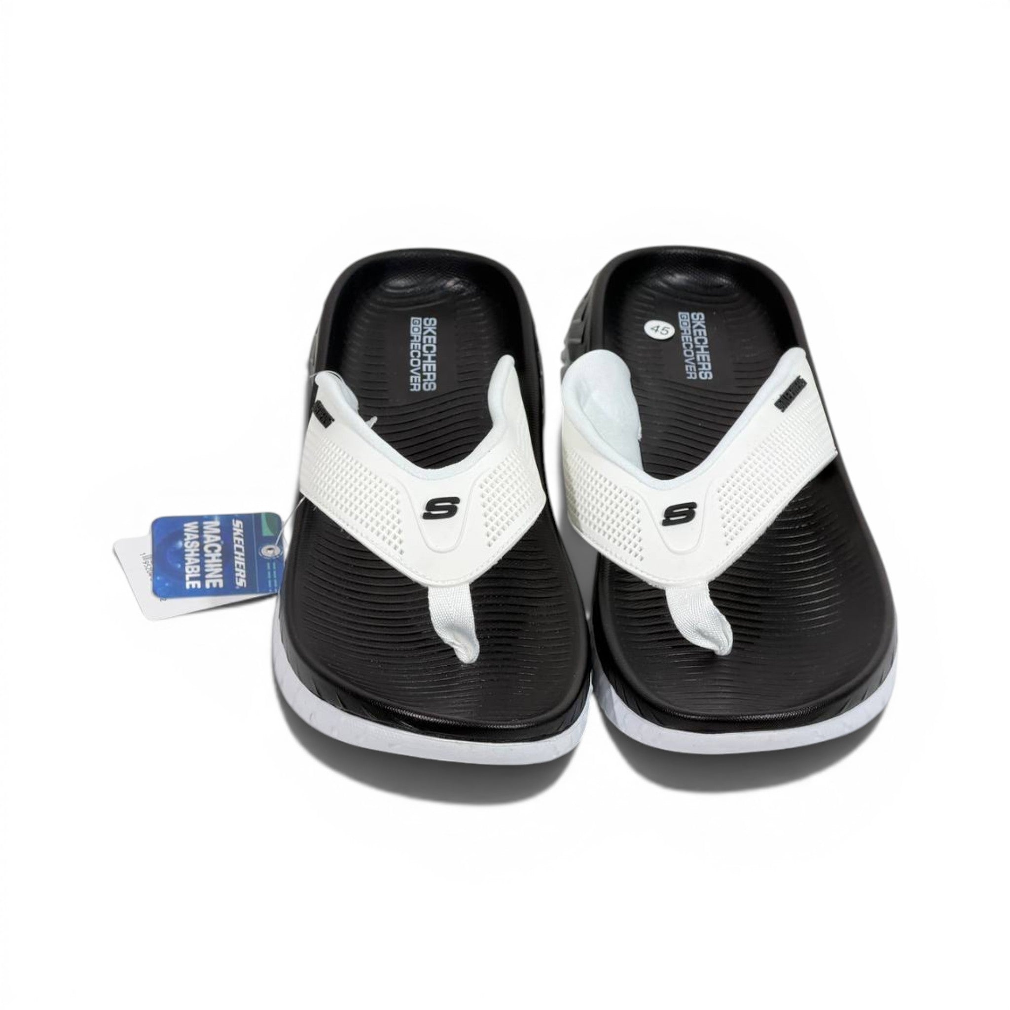 ⚫⚪ Skechers Men’s Ultra Flex Comfort Flip Flops ✨