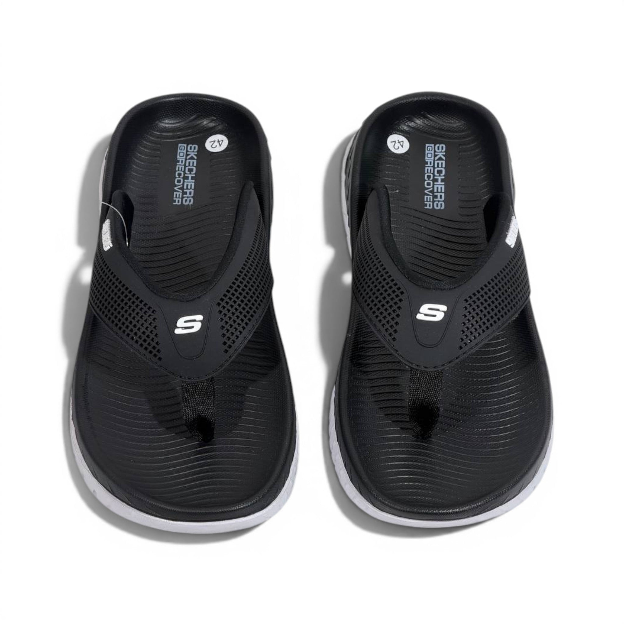 Skechers Ultra Comfort Sport Flip Flops – Lightweight Flexible Summer Slides For Men 🖤👣