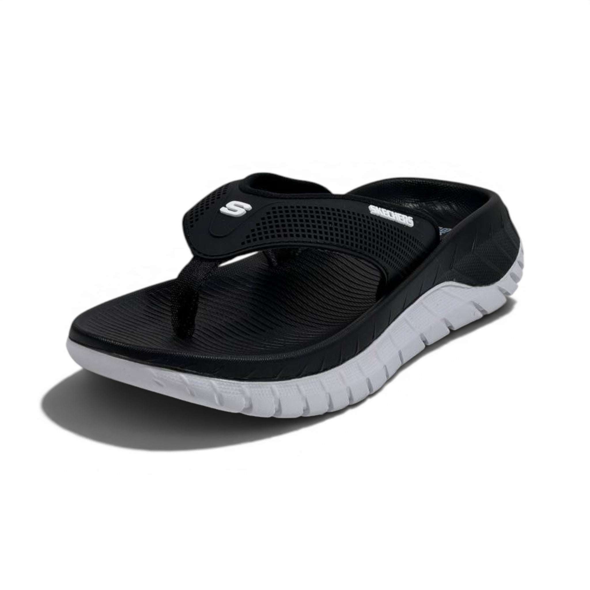 Skechers Ultra Comfort Sport Flip Flops – Lightweight Flexible Summer Slides For Men 🖤👣