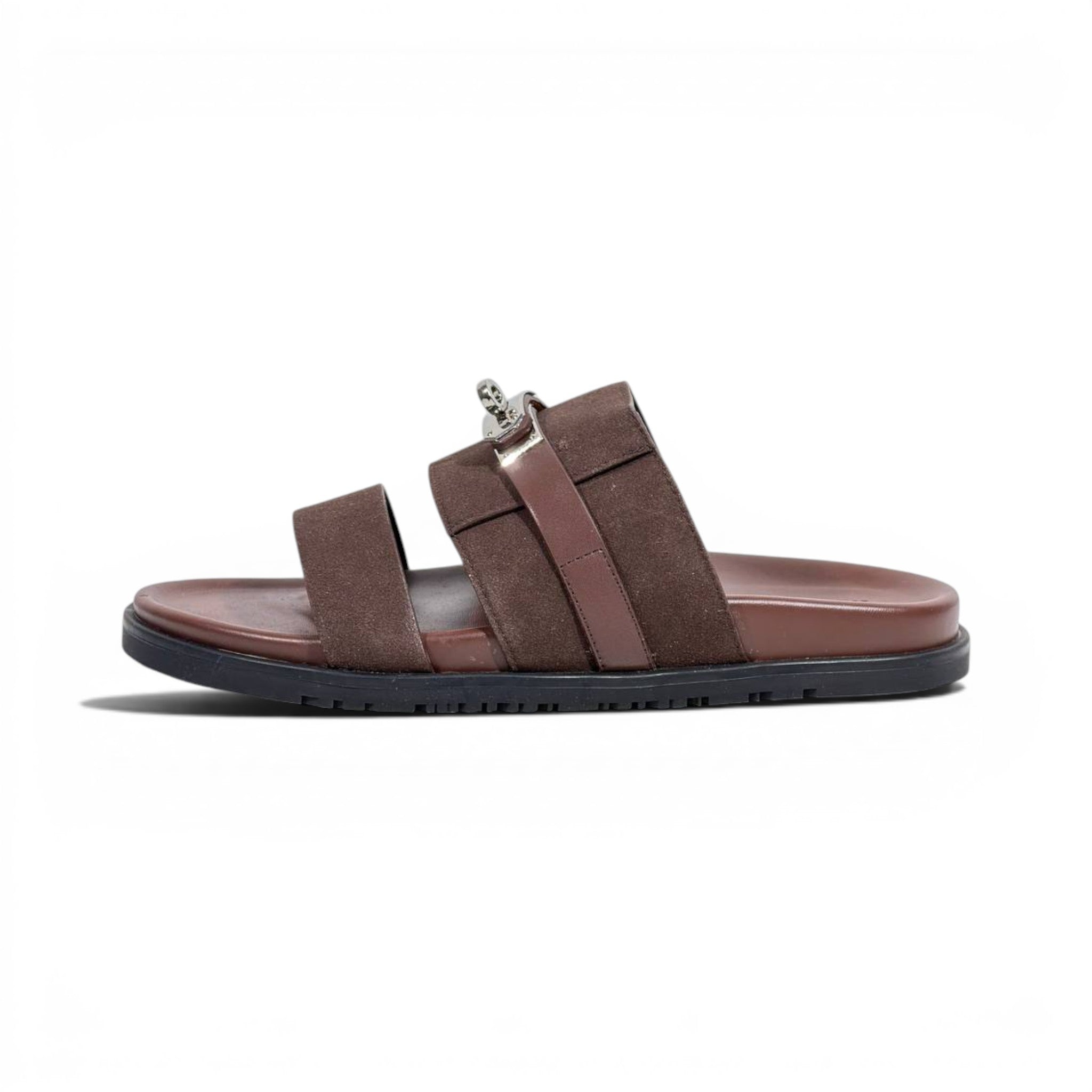 Hermès Brown Luxury Slide Sandals – Premium Designer Summer Slippers 🤎✨