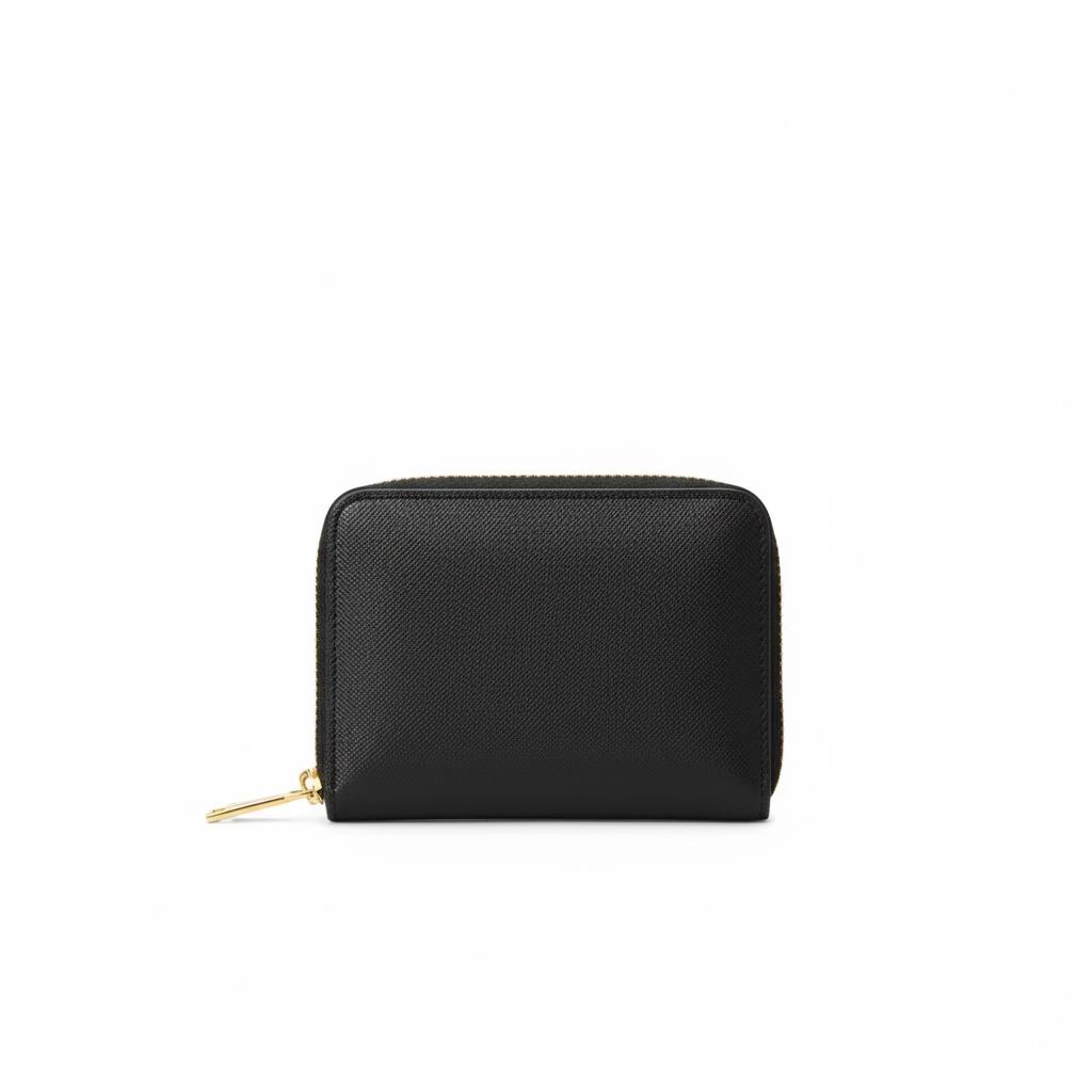 🖤✨ Prada Milano Zip Wallet – Black