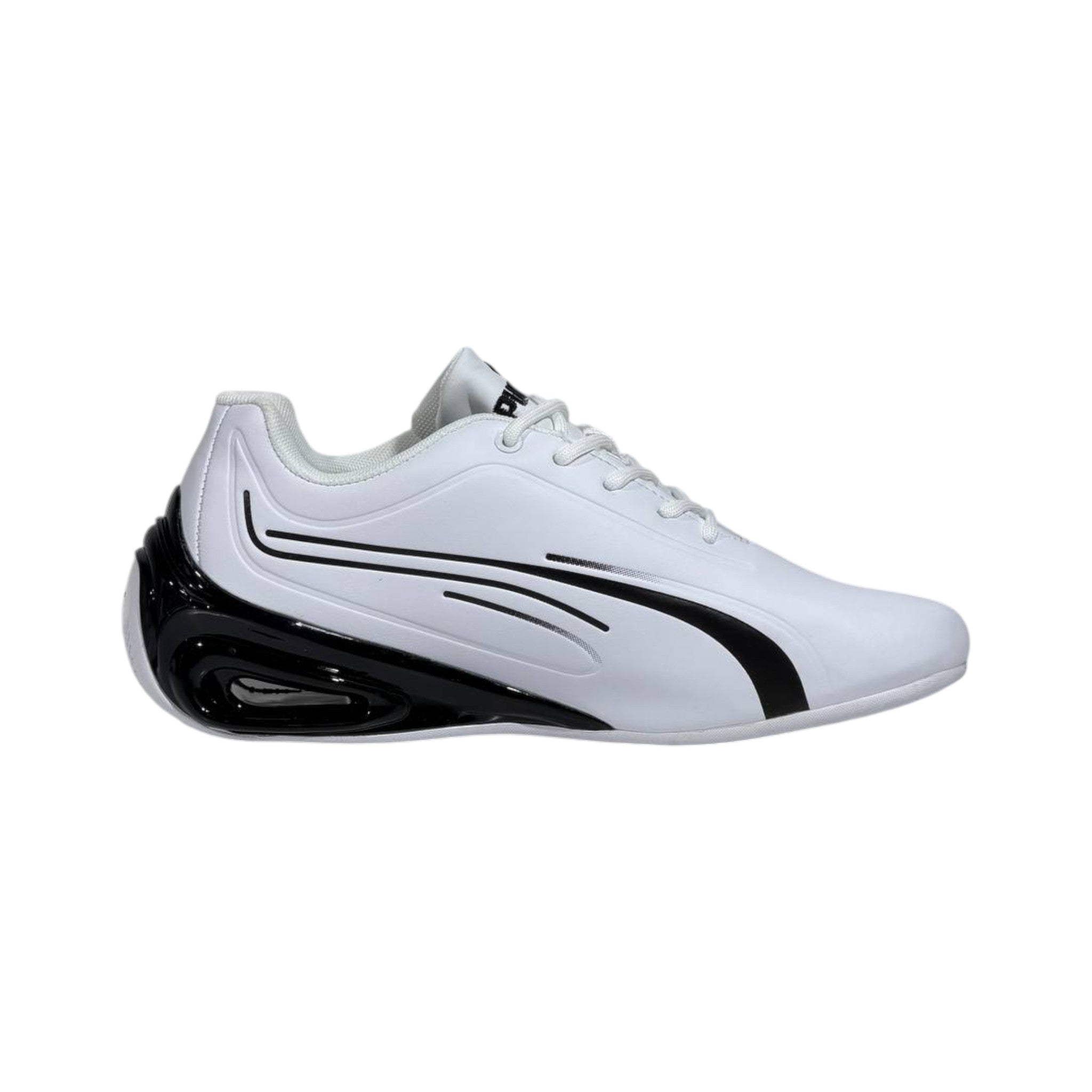 🤍⚡ Puma Viz Runner White & Black Lifestyle Sneakers – Modern Sport Comfort Shoes 👟🔥