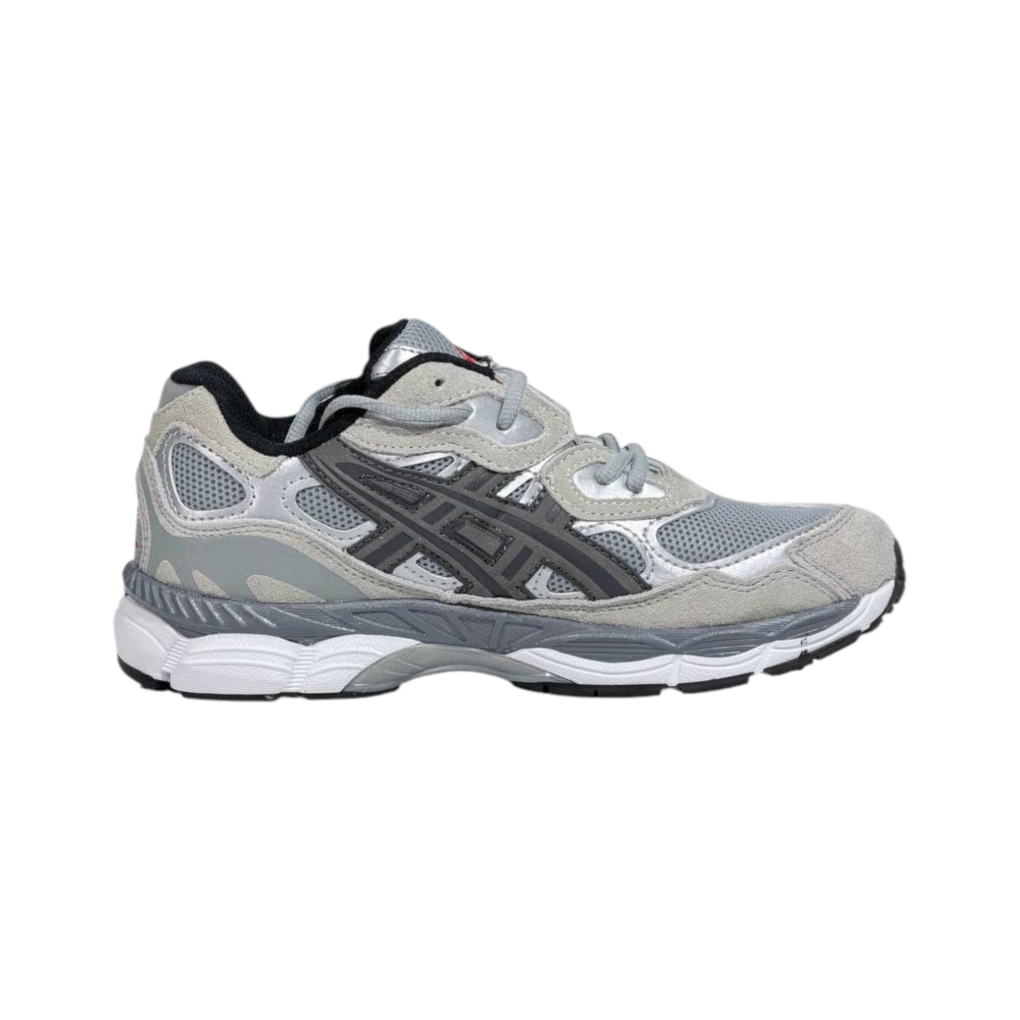 ⚡👟 ASICS GEL-NYC Silver Grey Retro Running Sneakers – Premium Y2K Streetwear Shoes 🔥🩶