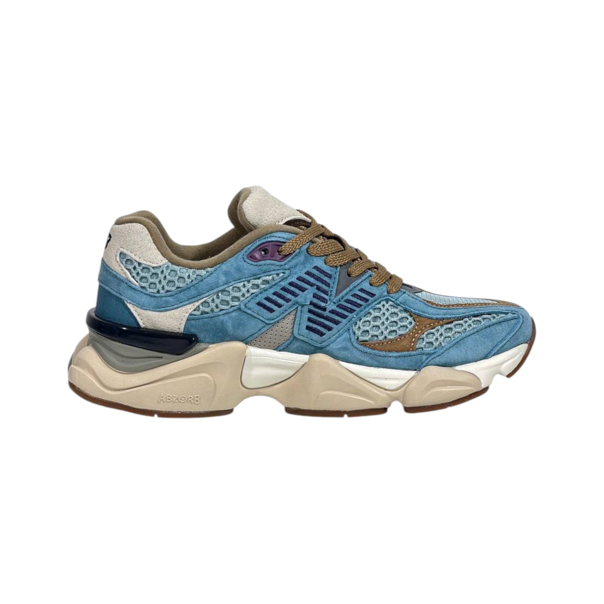 💙👟 New Balance 9060 Blue Suede Lifestyle Sneakers ✨🔥