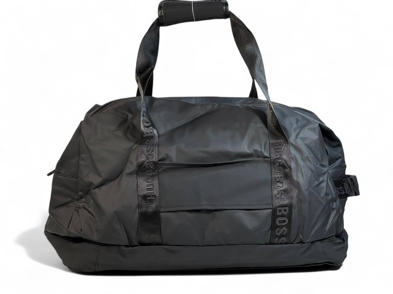 HUGO BOSS Black Duffle Bag 🖤 | Premium Travel & Gym Bag with Bold Modern Design