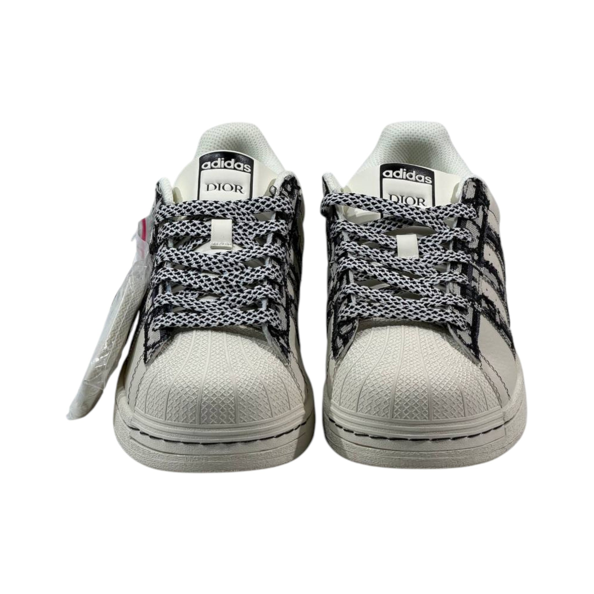 🤍🖤 Adidas x Dior Superstar Luxury Sneakers 👟✨