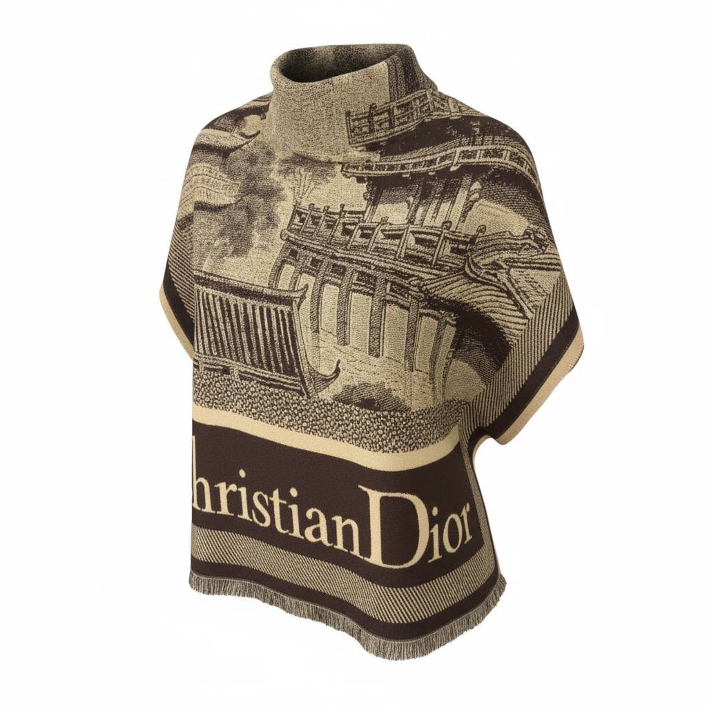 Christian Dior Toile de Jouy Scarf 🤎✨ | Heritage Brown Statement