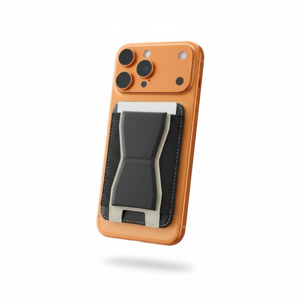 🔥 Stick-On Phone Card Holder & Stand – Slim Smart Wallet 📱💳✨