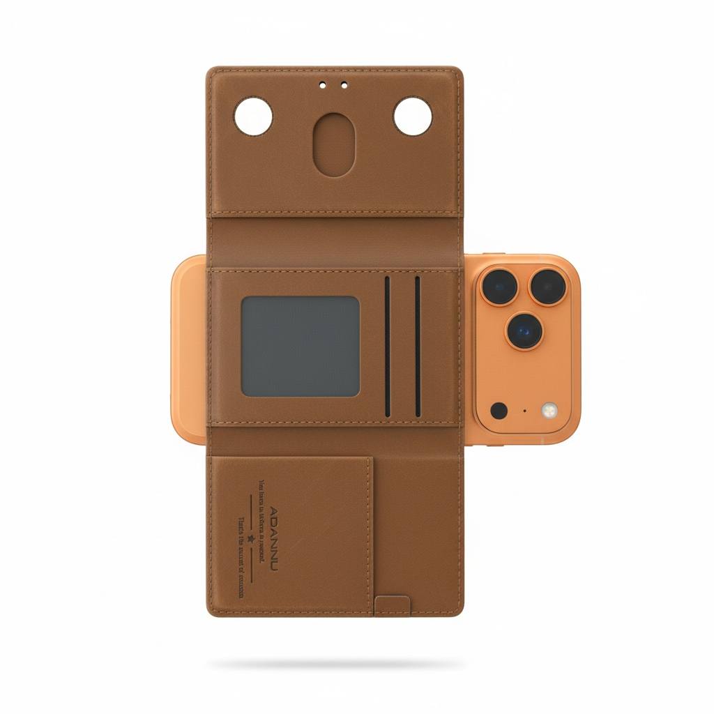 📱✨ 2-in-1 Stick-On Phone Card Holder & Stand – Slim Leather Wallet Grip ✨📱