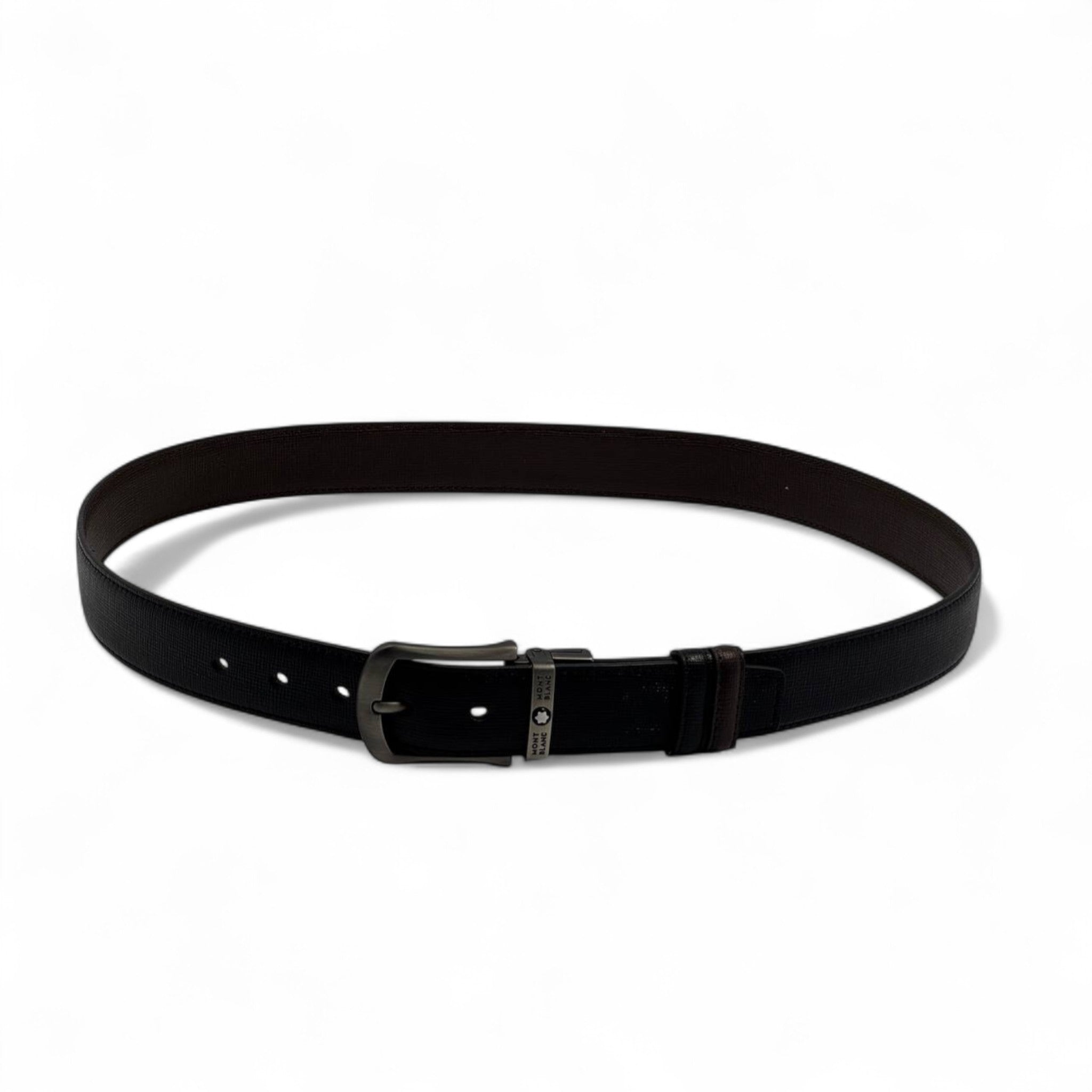 Montblanc Reversible Leather Belt – 110 CM Black & Brown Elegance 👔✨