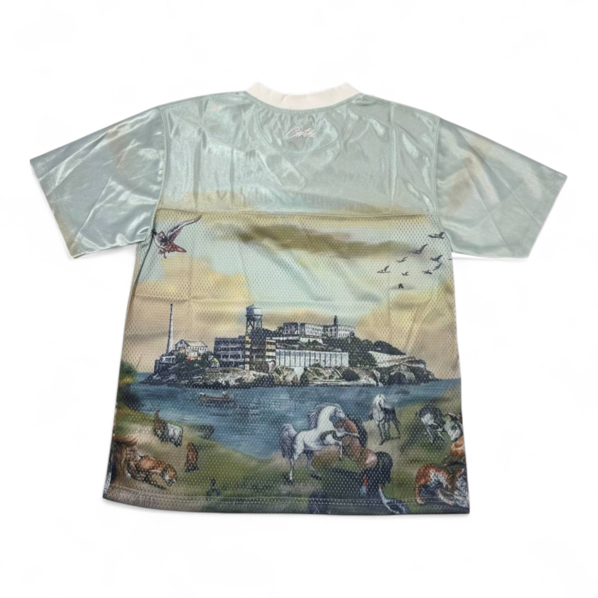 Corteiz Island Escape Mesh Jersey Tee ๐๐๏ธ