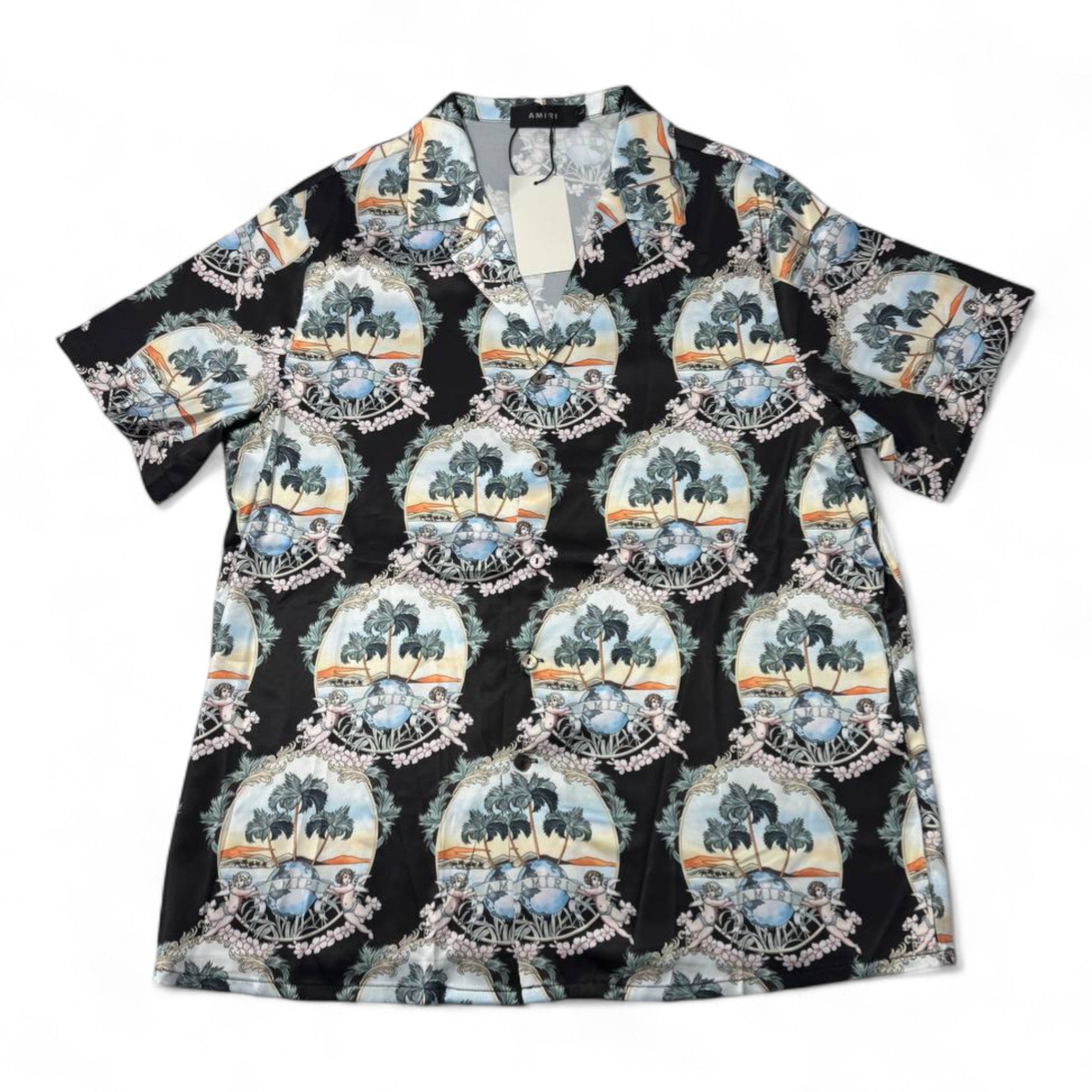 🌴 AMIRI Tropical Vacation Set – Sunset Luxury in Motion 🐚