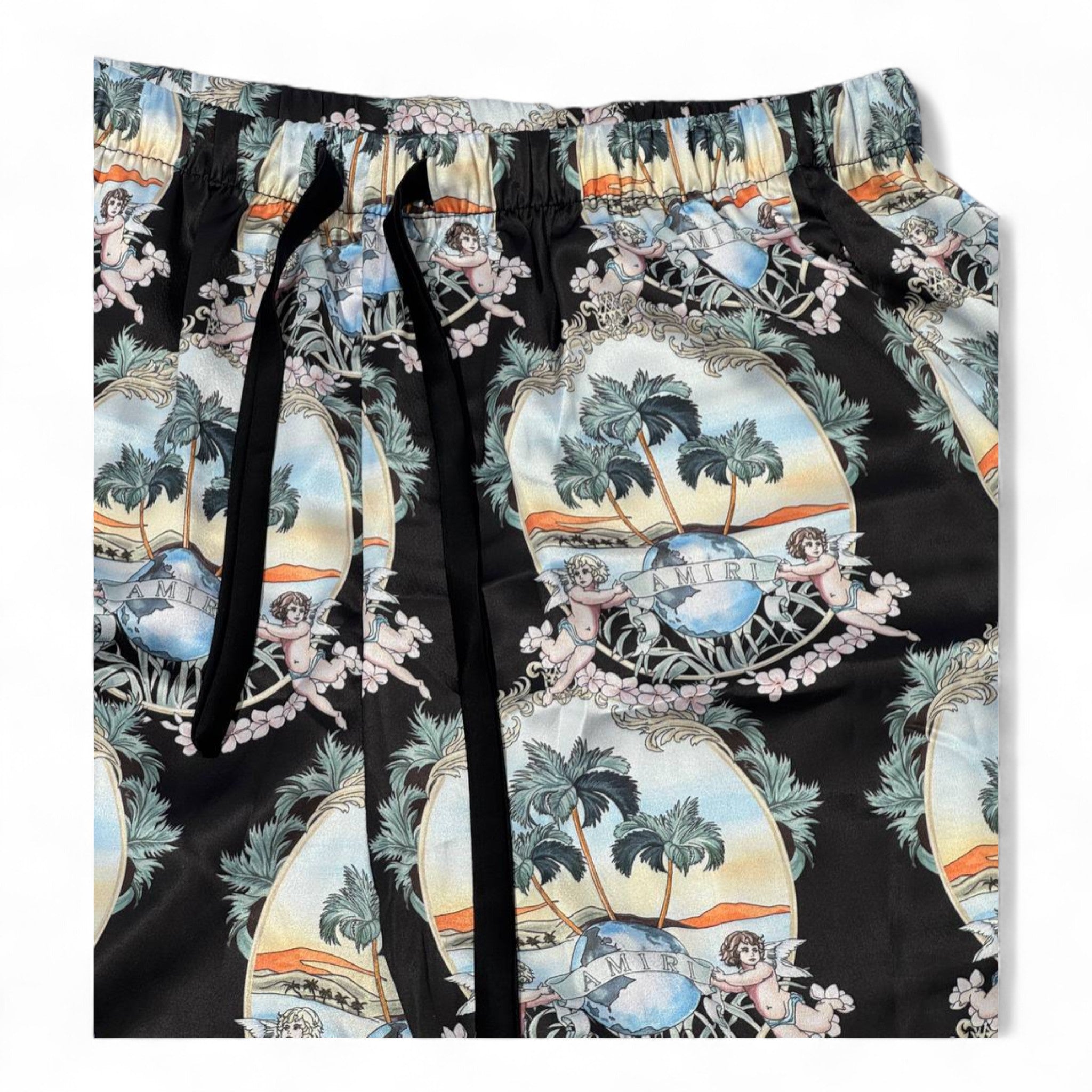 🌴 AMIRI Tropical Vacation Set – Sunset Luxury in Motion 🐚