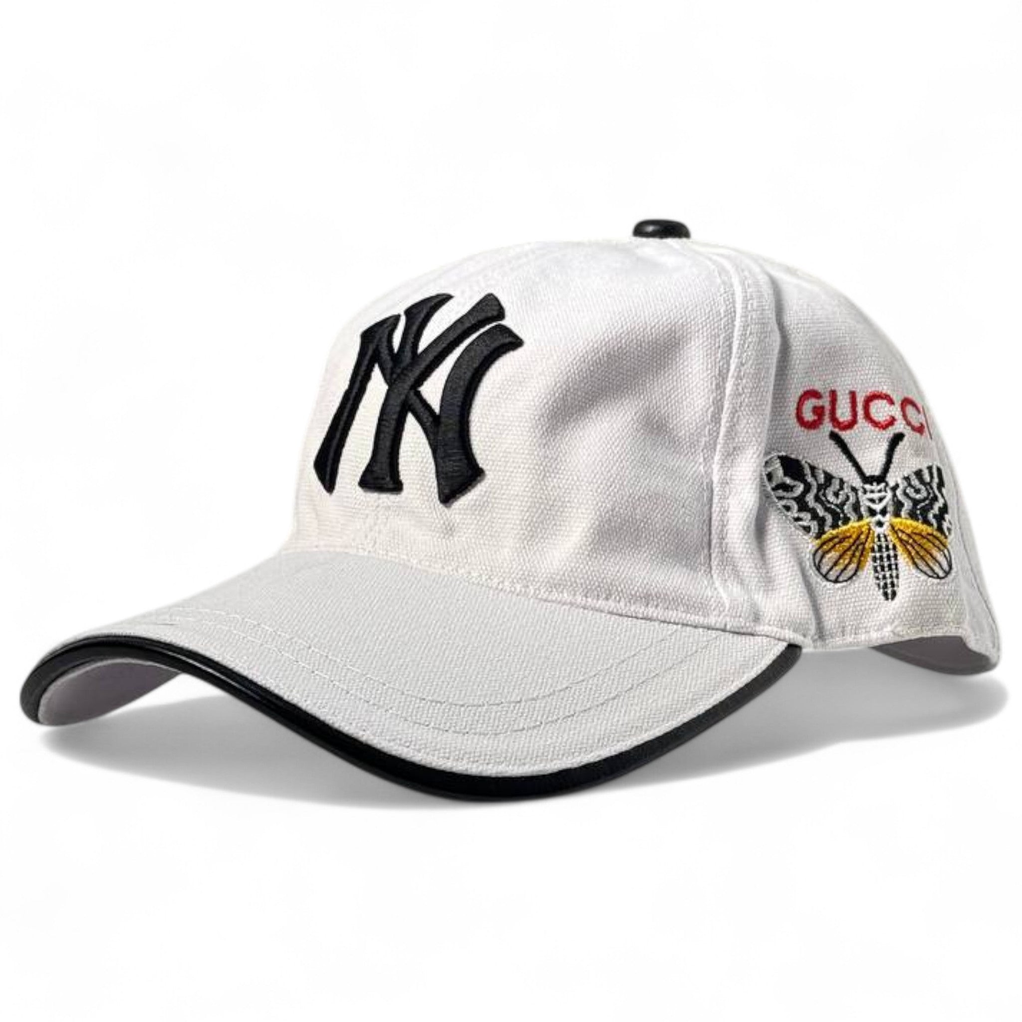 Gucci x New York Yankees White Baseball Cap – Luxury Collaboration Icon