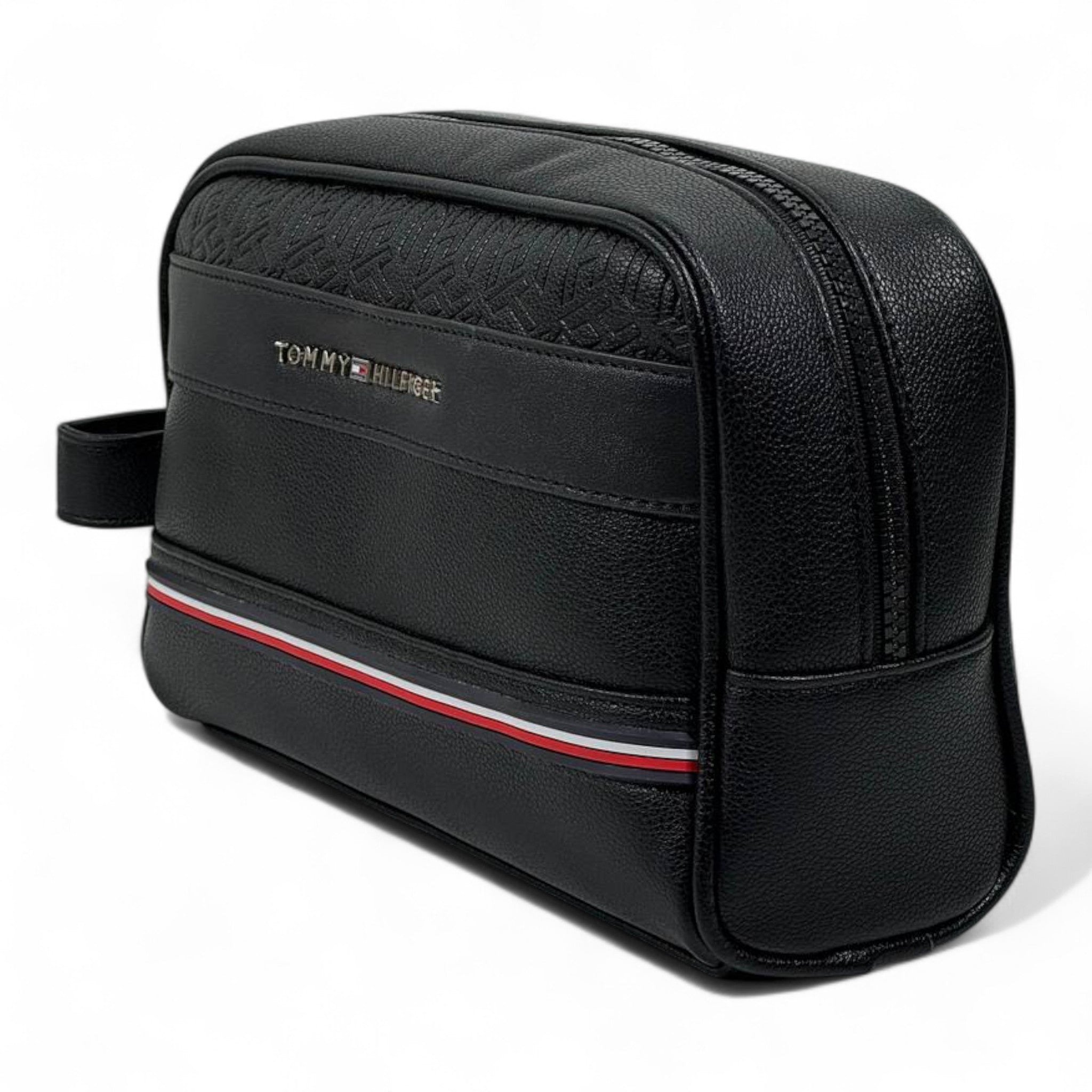 🖤 Tommy Hilfiger Black Toiletry Bag – Travel Smart, Stay Stylish